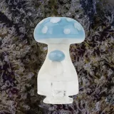 Empire Glassworks Blue Mushroom Puffco Pivot Glass Top, glass from Trichly photo 2