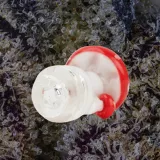 Empire Glassworks Red Mushroom Puffco Pivot Top, glass from Trichly photo 4