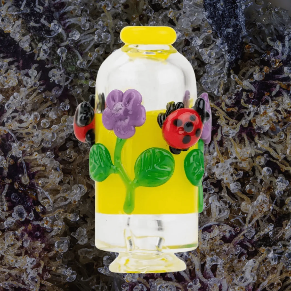 Empire Glassworks Sunshine Garden Puffco Pivot Top, glass from Trichly