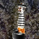 HEMPER Dia De Los Muertos Puffco Peak Top, glass from Trichly photo 2