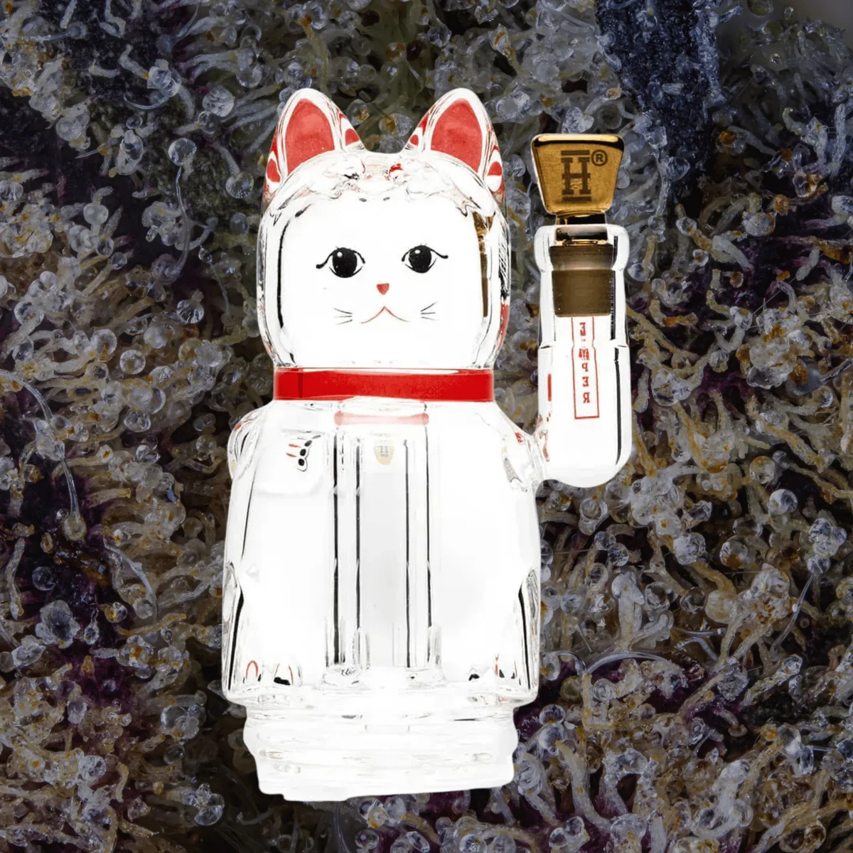 HEMPER Lucky Money Cat Puffco Peak Top, glass from Trichly