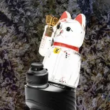 HEMPER Lucky Money Cat Puffco Peak Top, glass from Trichly photo 2