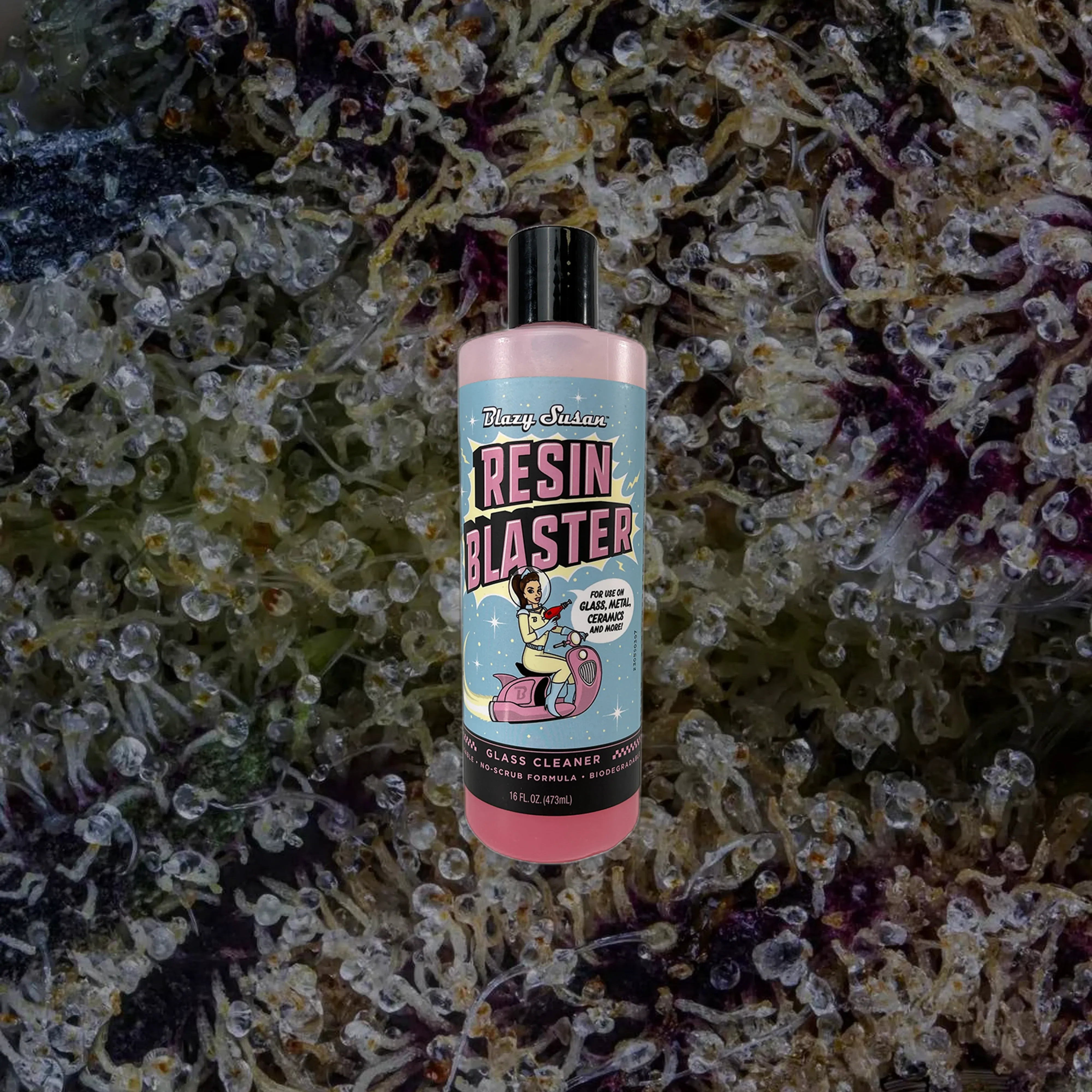 Blazy Susan Resin Blaster Glass Cleaning Solution